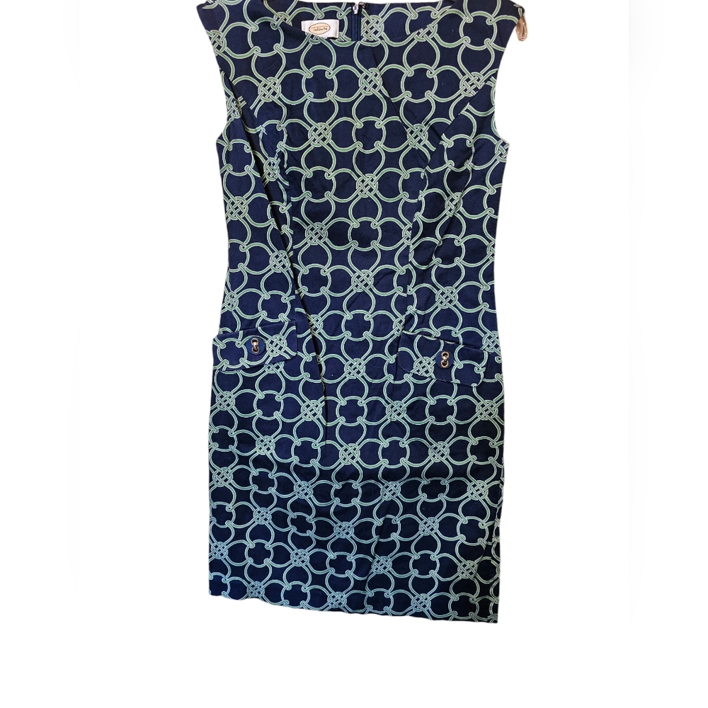 Women's Size 4 Navy Blue‎ Sleeveless Talbots Dress